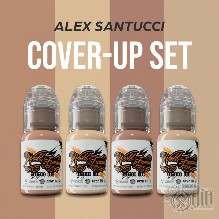 Alex Santucci Cover Up Set  — World Famous Tattoo Ink — Набор красок для тату